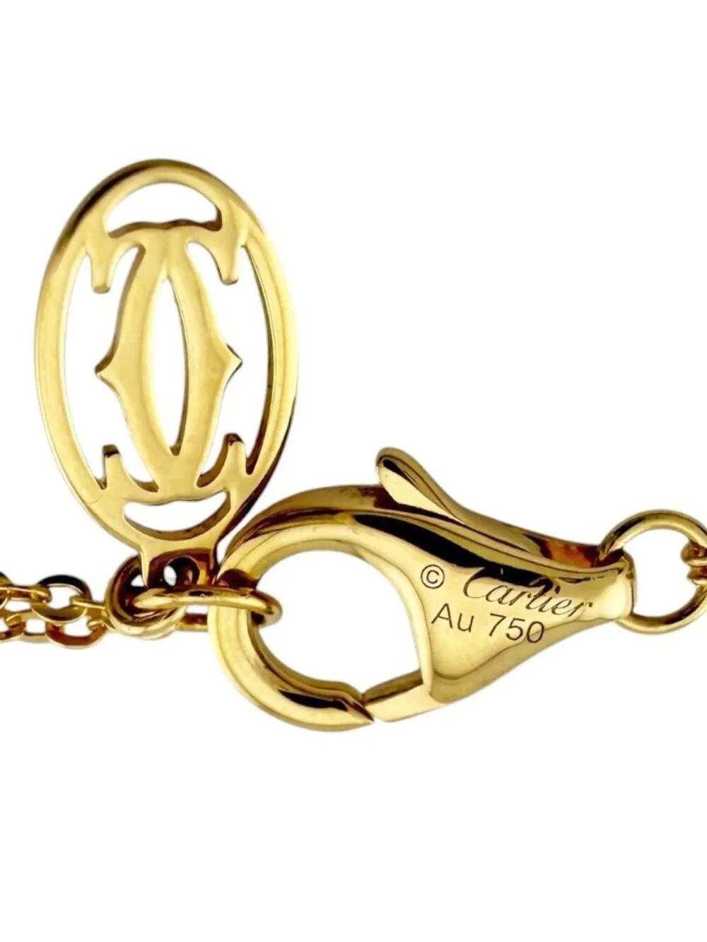 Cartier Sweet Trinity Necklace 18k Yellow Gold Vintage